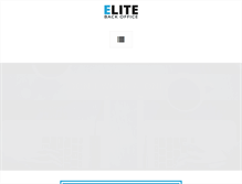 Tablet Screenshot of elitebackoffice.com